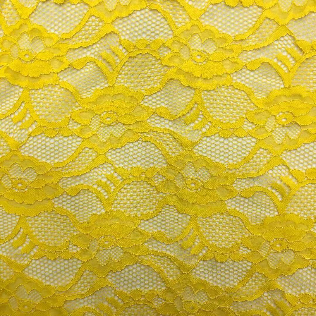 Lace Fabric Bridal Evening Nylon Warp Knit for Women's Wear Wholesale 4